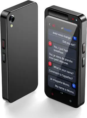 Language Translator Device No WiFi Needed, Two-Way Real Time Translator Device Upgraded ChatGPT, 138+ Languages Instant Translator, Offline&Text&Photo&Voice Translation for Travel Business Learning