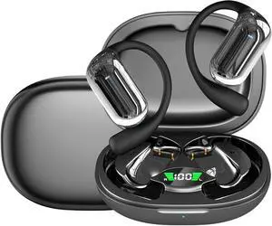 Viora Auriculares Traductores de Idiomas, Viora Translation Earbuds AI Real Time, Auriculares de Traducción 2025 with Free App, Android & iOS Compatible (Basic, Black, Internal Display)