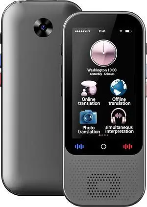 Language Translator Device No WiFi Needed, Upgraded S80 Pro Ai ChatGpt PortableTranslator with 138 Languages, Real-Time Two-Way Voice Offline/Photo/Translation Device for Travel Business Learning