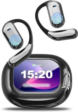 AI Real Time Language Translator Earbuds, AI Language Translator Earphone 3-in-1 Accents & Long Battery Life Translation Earbuds OWS 144 Languages & 8 Offline for Travel Business(Black)