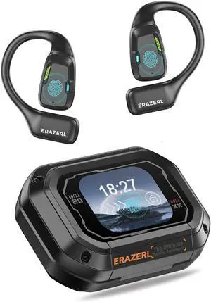 ERAZER XP6 AI Translation Earbuds Real Time, 134 Language Translator Earbuds for iPhone and Android 3-in-1 Bluetooth 5.4 Translation Headphones Translating Device for Travel Business Learning