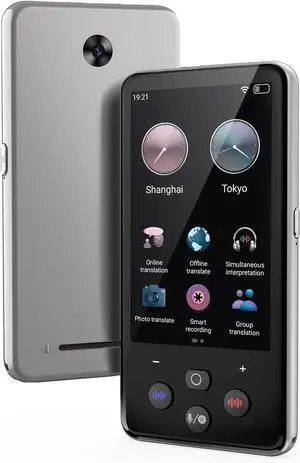 Language Translator Device, Real Time Translation Device for 138 Languages/Chatgpt/Offline/Recording/Photo Translator, 3.97"Touch Screen, Portable Translator for Business Travel Learning