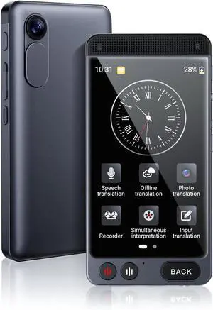 Offline Language Translator Device, D21 Instant Translator No WiFi Needed, 142 Languages Two Way Real-Time Voice Translation, Recording&Photo AI Translator for Business Learning Travel