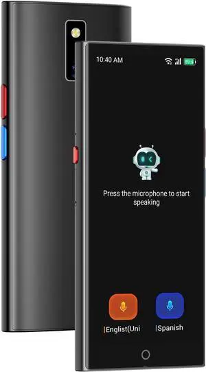 Language Translator Device with 139 Languages, Real-Time Voice Text Translation, WiFi/Offline Support, 5.5-Inch Touchscreen for Travel Business Learning