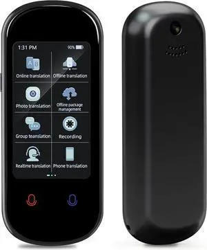 AI Language Translator Device with Offline Voice and Photo Translation, Supports 139 Languages, No WiFi Needed, High Accuracy Instant Real Time Translator with ChatGPT for Travel and Business