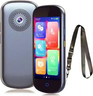 Language Translator Device 2025, No WiFi Needed Two-Way Voice Translation Device in 137 Languages & Accents 4" HD Portable Real Time Online/Offline/Photo/Text Translation for Travel Business
