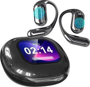 AI Translation Earbuds Real Time,Language Translator Earbuds with 144 Languages & Accents,Wireless Bluetooth HD Sound AI Language Translator fit iOS & Android for Travel Business Learning (Black)