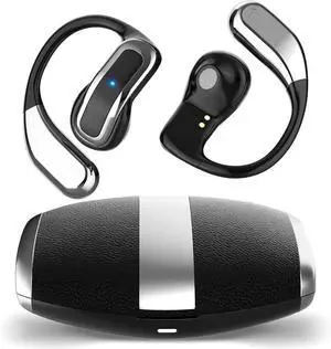 AI OWS Translator Earbuds,Language Translator Earphone 144 Languages, 3in1 Real-Time Translation Device for Travel Business Learning, Long Battery Life, Black