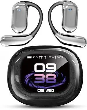 Ai Translation Earbuds Real Time 2025 Upgrade, Language Translator Earbuds 3 in 1, 144 Languages Ai Translating, Headphone Fit iOS and Android, AI Noise Reduction,No Subscription (Dark Grey)