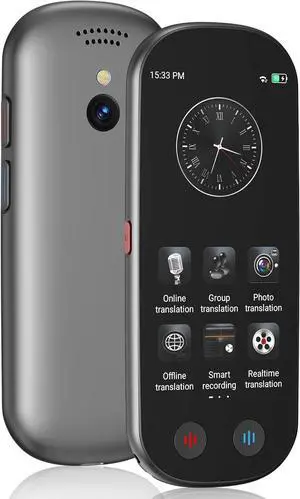 Language Translator Device in 138 Languages Instant No WiFi Needed, Portable Photo Real-Time Offline Online Voice Two-Way Translation with 5.1" HD Touchscreen for Business Learning