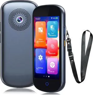 Language Translator Device No WiFi Needed, 2025 Two-Way Instant Language Translator Real-Time in 137 Languages,Online/Offline/Text/AI/Photo Translation,Voice Translator for Business,Study&Travel-Grey
