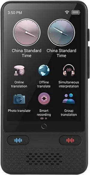 S85 Ai Language Translator Device, Two Way Real Time Voice Translator with Online Offline Translation, Support 138 Languages, Portable Translator for Travel, Business
