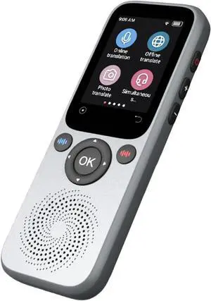 Language Translator Device,Traductor De Ingles Español,Instant Two-Way Translation Device and AI Translator,Supports 138 Languages,Online/Offline/Photo/Voice Translator,Ideal for Students and Adults
