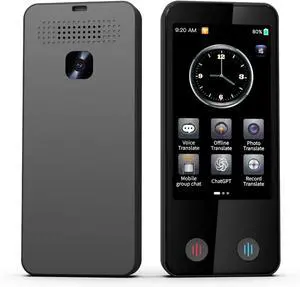 Language Translator Device, Ai Translator in 142 Languages, 2 Way Real Time Instant Translation Device, Voice Offline Translator, Pocket Portable Translator for Travel Business Learning
