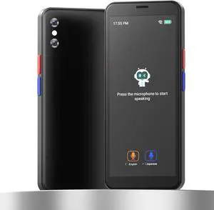 AI Language Translator Device,Voice Recorder,Two Way Real-Time Voice Translation,Support 139 Languages,ChatGpt Online/Offline,Recording&Photo Translation with 6inch HD Touch Screen (Gray)