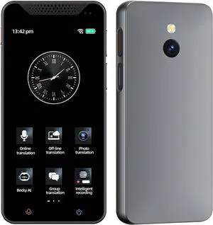 Language Translator Device with 5-inch HD Screen, Instant Two Way Language Translator with 139 Languages, Online/Offline/AI/Voice/Photo Translation, Real Time Translator for Business Learning Travel