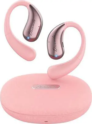 AI Language Translator Earbuds,Real-time Translation Earbuds for 144 Language & Ancient with Spanish/English Audífonos Traductores,3-in-1 OWS Translation Headphones for Business,Travel,Learning(Pink)