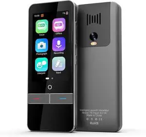 Language Translator Device, Instant Translation No WiFi Needed, Two Way Real-Time Voice Translation, Accurate Offline Recording, Photo Translation for Travel, Business, and Study (F6)