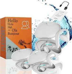 Translator Earbuds, Verbobuds, Voxtalki 3-in-1 Real Time Bluetooth Translation Ows Translation Wireless Bluetooth Earbuds Support 135 Languages, for Travel Business Learning (white3)