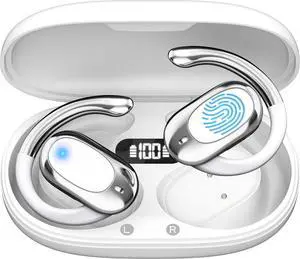 Real Time Translation Earbuds, AI Language Translator Earphone 3-in-1 Accents & Long Battery Life Translation Earbuds OWS 144 Languages & 8 Offline for Travel Business,White