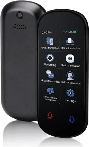 Language Translator Device, Portable Two-Way Real-Time Translator,138 Languages Supported,Device for Voice/Text/Offline/Photo Translation and Chatgpt with 3 HD Inch Touch Screen for Travel Business