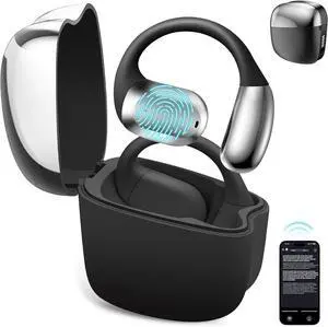 Ai Translator Earbuds, 3-in-1 Translation Earbuds, 75 Languages Real-time Two-Way OWS Earbuds, HD Sound Quality, Compatible with iOS and Android, Black