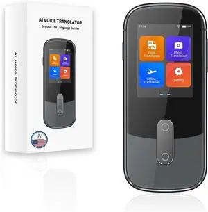 Language Translator Device W09 Offline Support 144 Languages and Accents Real Time Translation 98% High Accuracy Fast Response in 1S Ideal for Travel, Learning and Business