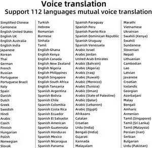 112 Language Translation Scanning Reading Pen, Amigopen Multipurpose Translation Device, for Students, Business Professionals, Travelers and Dyslexia (Blue)