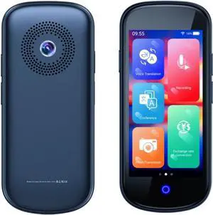 AI Language Translator Device with 137 Languages,Portable Traductor,Two-Way Translation for Voice/Text/Offline/Photo, Accuracy Instant Translating Device for Travel Business Study-Dark Grey