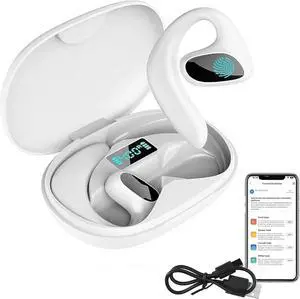 New Translation Machine, AI Real-time Translation Headset, 3-in-1 HD Sound Quality, Supports 144 Languages and Dialects, High-Precision Translator Suitable for Travel (White)