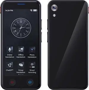 Portable Language Translator DeviceAi Instant Two-Way Online 139  Offline 17 Foreign Translator Support Voice, Recording, Photo