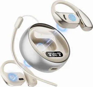AI Translation Earbuds, OWS Real-Time Translation Language Translator Earphone One Year Free Subscription Translation Device with Technology 144 Languages & 8 Offline Packs