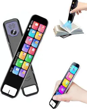 Scansense Pen, Scan Sense Pen, Scansense AI Smart Pen - Instant AI Answers for Math, History & More Offline Translation, 134 Language Translation Scanning Reading Pen (Upgraded-Black)