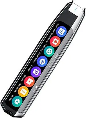 ZJchao Multi Language Translator Pen with Electronic Dictionary Function, 113 Languages Smart Voice Translator Pen Extensive English Vocabulary Recording Feature for Online