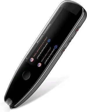 Pen Translation Device, scanning Translation Reading Pen - multilingual Dictionary Pen with Bluetooth/Wi-Fi/AI Voice Assistant| Scan Text and translate | Speak and translate - Wireless and Offline