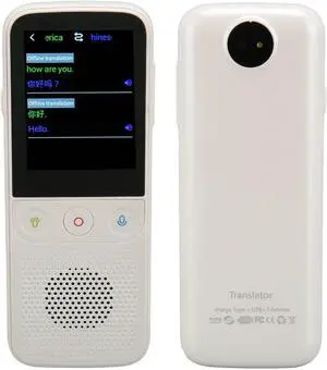 Language Translator Device, 2 Way Instant Language Translator Device with 112 Languages Support, OCR Offline Translation with 2.4inch , 1GB 8GB ROM