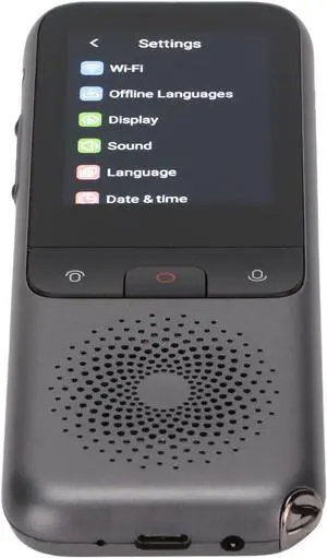 T11 Smart Voice Translator, Realtime 2 Way Translation, 2.4 Inch 138 Languages Portable Voice Translation, Support /Photo/Recording, for Travel, Shopping, Conference etc.