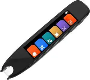 Scan Reader Pen, Scan Translator Pen with 142 Languages Online, Instant Voice Translator for Study, Travel, Business