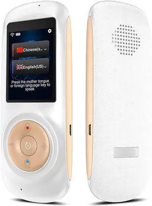 Smart Language Translator Device with Voice, 2.4-inch Touchsn, 70 Languages, 120 Countries WiFi Pocket Electronic Translator