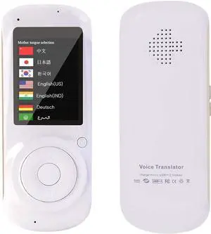 Smart Voice Translator Device for Real-time Two-Way Translation, rting 42 Languages with 2.4 Inch Touch Sn for Learning, Travel, Shopping, and Business