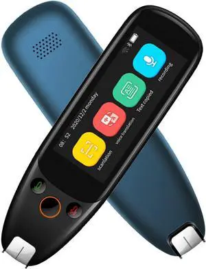 112 Languages Translator Reading Pen, Smart scanning Dictionary Pen, 3.5-inch sn Electronic Dictionary, Portable Two-Way Voice Translator, Offline WiFi Translation Device, D (A)