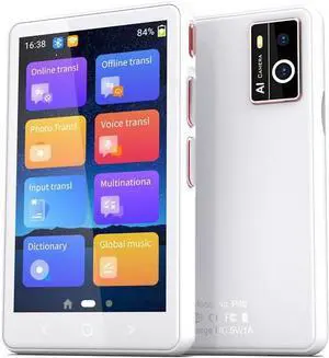 Language Translator Device, 1 PCS Smart Translator, Online Voice Translation Machine in 135 Global Languages, Offline, Multi-Language for Business Learning Travel