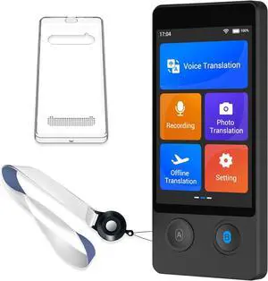 Language Translator Device, W12 Translator Device, Two Way Real Time Voice Translator, 144 Languages, 16 Offline Packages, Travel, Business, Learning