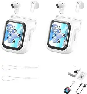 Ne20 Earbuds, 2025 New Ne20 Ai Translation Earbuds Real Time, 140 Two-Way Language Translator Earphones, Bluetooth 6.0 Earphone, LCD Touch Screen, Ip55 Waterproof for Travel Business