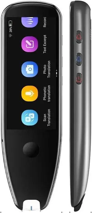 Language Translator Device, Smart Voice Scan Translator Pen Real-Time Multi-Function Language Translation Business Travel Abroad Dictionary Pen for Business,Study & Travel