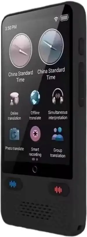 Language Translator Device, Voice Portable Translator Device with 138 Languages 3.5inch Screen Smart Voice Translator for Travel Learning Conferences for Business,Study & Travel