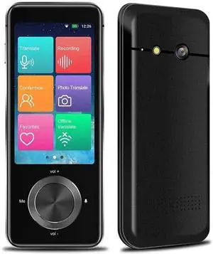 Upgraded Portable Language Translator Device, 3.0" IPS Touchscreen, 108+ Languages, WiFi/Hotspot/Bluetooth/Offline, Two-Way Voice & Photo Translation