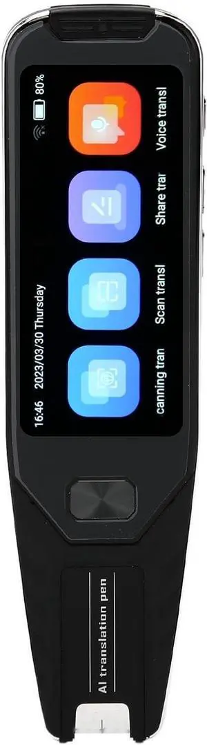 Smart Language Translator Pen, 3.5" Touchscreen Portable Scanning with 134 Languages, WiFi, 1GB+8GB, 8MP Camera, Dictionary & Voice Translation