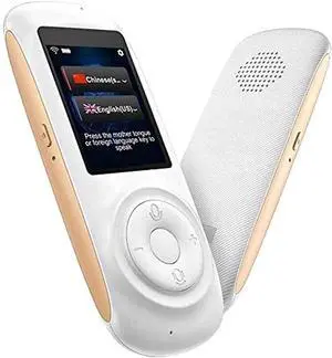 Smart Language Translator Device, 2-Way Voice with 2.4" Touchscreen, Supports 70 Languages, WiFi/Hotspot, Instant Translation for Travel & Business