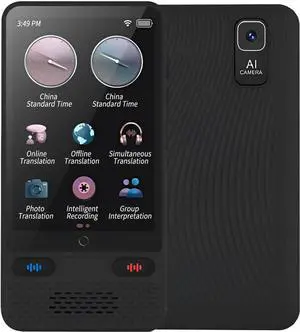 Language Translator Device Scan Reader Pen Online 138 Languages Smart Foreign Language Translator,0.5s Instant Translator Device 98% Accuracy, 3.54'' Touch Sn for Travel/Learning/Meeting